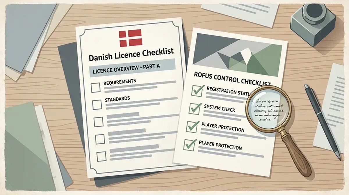 Rolig tjekliste til dansk licens og ROFUS-kontrol